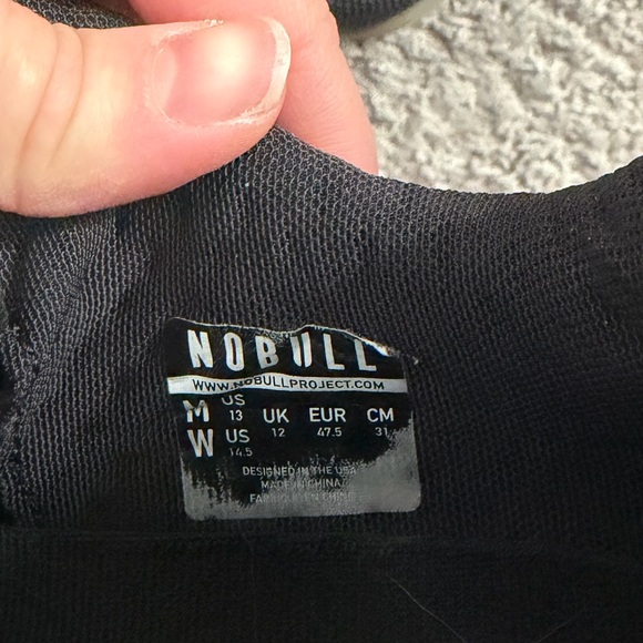 NoBull Black Ivy Trainer Size 13 Men Athletic Sneakers Minimalist Gym Shoes - Picture 5 of 6